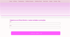 Desktop Screenshot of clinicarevital.com.br